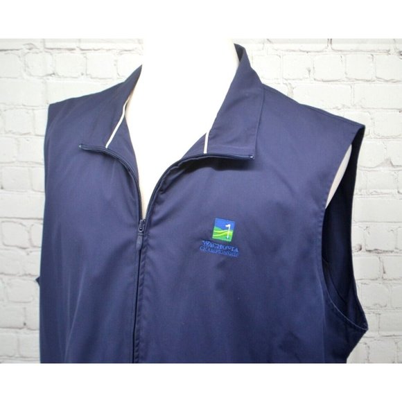 POLO‎ GOLF Ralph Lauren Men's Golf Vest SIZE XL Navy Wachovia Championship - Picture 3 of 7